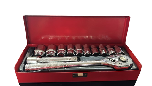 [X11533] JUEGO DE COPAS DE 12PCS CAJA METALICA SRUNV IMEX - SAT012