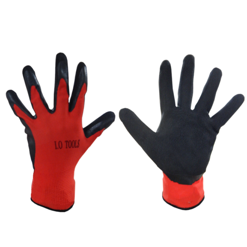[X11538] GUANTE ROJONEGRO TALLA 9" PAR I.O COMPANY - 148A