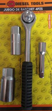 [X1522] JUEGO HERRAMIENTA BUJIA 3/8 4PCS