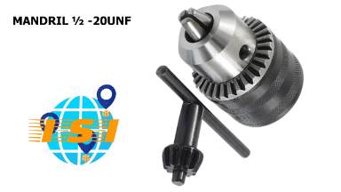 [X1301] MANDRIL 1/2" - 20 UNF PARA TALADRO 
