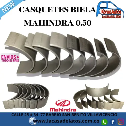 [80164] CASQUETES BIELA MAHINDRA 0,50 0312bm0510n