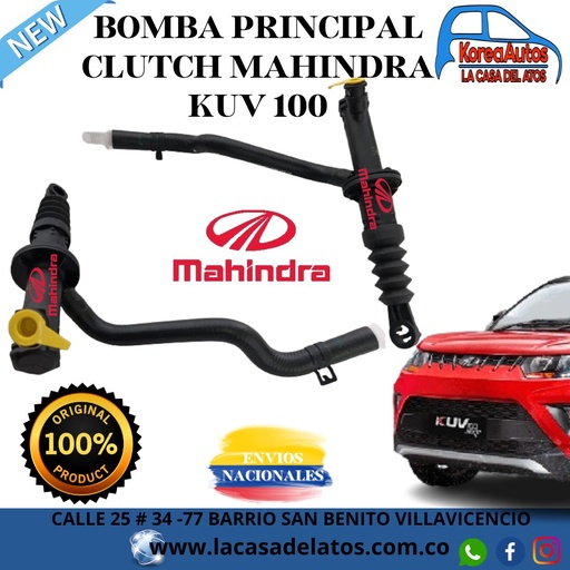 [80187] BOMBA PRINCIPAL CLUTCH MAHINDRA KUV 100 0802caa07941n
