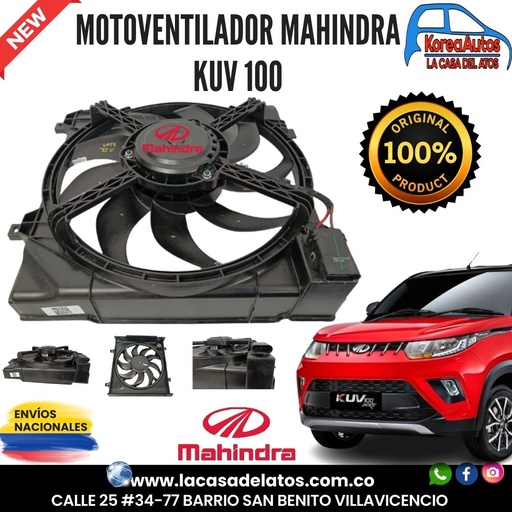 [80190] MOTOVENTILADOR MAHINDRA KUV 100 0304FAU00061N