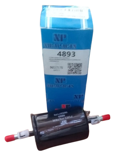 [E2060F] FILTRO GASOLINA AVEO SPARK OPTRA COBALT JIMNY DAEWO LANOS MATIZ MARCA NP 4893 96537170