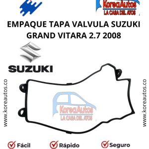 [C91204] EMPAQUE TAPA VALVULA SUZUKI GRAND VITARA 2.7 2008 H27A IZQUIERDO MARCA 04558 11186-66J00