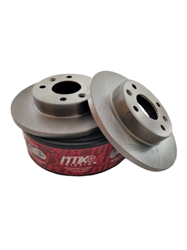 [C91232] DISCO FRENO RENAULT TWINGO 1993-2012 R9 81-00 DEL SOLIDO 238-61-41 4 HUECOS MARCA KMX 770074705