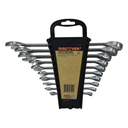 JUEGO DE 10 LLAVES MIXTAS CR-V 6 A 22 MM DISCOVER - 240 H