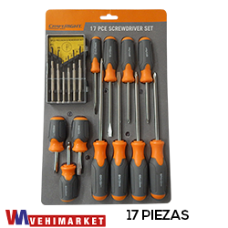 [X10964] JUEGO DESTORNILLADOR 17 PCS IO COMPANY