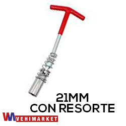 [X10968] SACA BUJIA 21MM CON RESORTE IO COMPANY