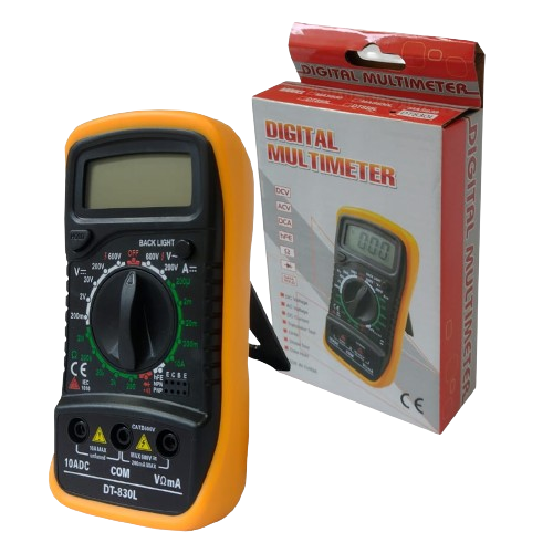 [X10972] MULTIMETRO ESCOLAR IO COMPANY - (A830L) DT-830L  - 1780