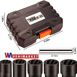 [X11009] JUEGO 5 TUERCAS  REMOVEDOR TUERCA