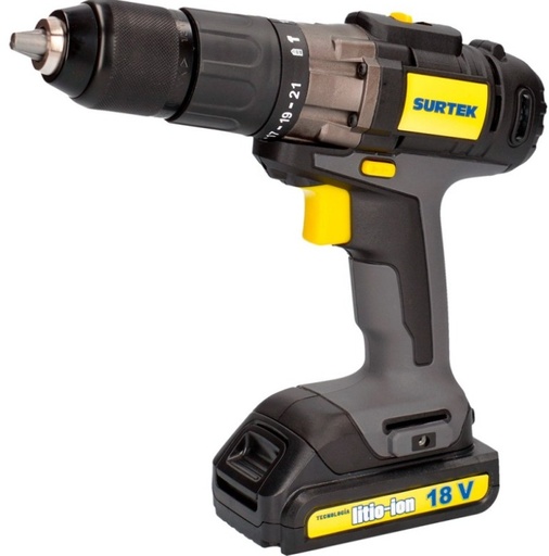 [X11075] ROTOMARTILLO A BATERíA DE 18 V, BROQUERO DE 1/2″ - SURTEK