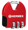 CANDADO DE CABLE CON COMBINACION,10MM Z 1.20 M, HERMEX
