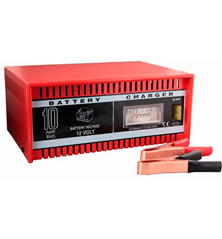 [X1067] CARGADOR DE BATERIA 10 AMP 12 VOLT