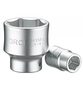 COPA CROMADO CORTO 11 MM - 12 PUNTOS ESTRIADA 1/2"