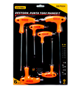 DESTORNILLADOR. PUNTA TORX 6PCS (T10-40) MANGO T