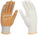 GUANTES ALGODON PVC PUNTO 1 CARA T10 - hgvk05