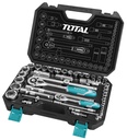 JUEGO 44 PZS DE CUBOS 1/2" 8-32MM Y 1/4" 4-14MM - THT421441