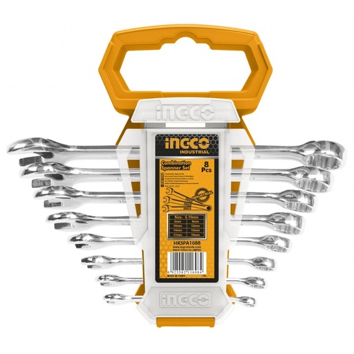 [X10333] JUEGO DE LLAVES MIXTAS 8PZS  6-19MM - HKSPA1088