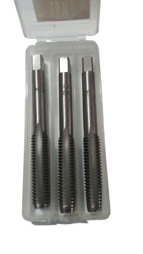 [X10360] JUEGO MACHOS EN ACERO CARBON 3 PIEZAS M8X1.25