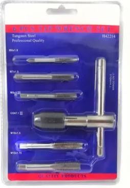 [X10232] JUEGO MACHUELO X6 UNIDADES CON PORTA MACHUELO N. 6-7-8-10-12