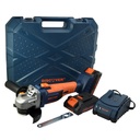 PULIDORA INALAMBRICA 4 1/2  20V 2 BATERIAS 2Ah BRUSHLESS FCAG115FX DISCOVER