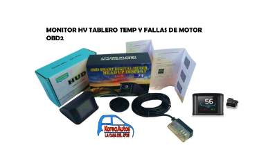 [X0100] MONITOR HV TABLERO TEMPERATURA DE MOTOR OBD2 P10 