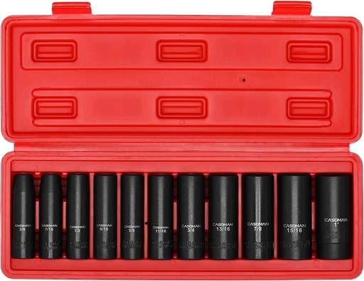 [X11234] JUEGO DE COPAS IMPACTO NEGRA 1/2 X 11 PIZ (3/8-1") - 132023