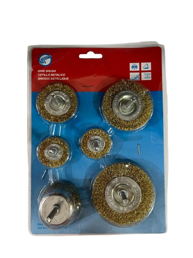 [X11254] KIT DE ESCOBILLAS 6 PIEZAS - IO COMPANY - 1523