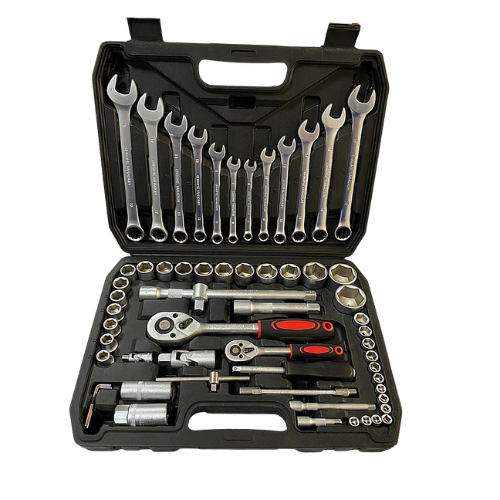 [X11298] JUEGO COPAS Y LLAVES X61 PIEZAS - 7032A - I.O  COMPANY